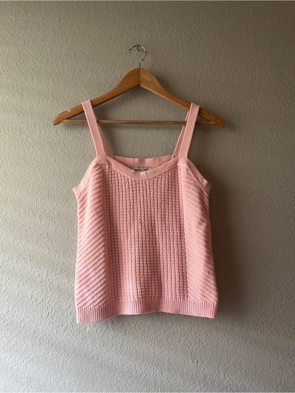 Sandy Liang for Target Knit Peach Knit Tank Top Small NWT - Picture 2 of 7